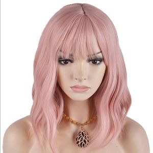 Pink wig